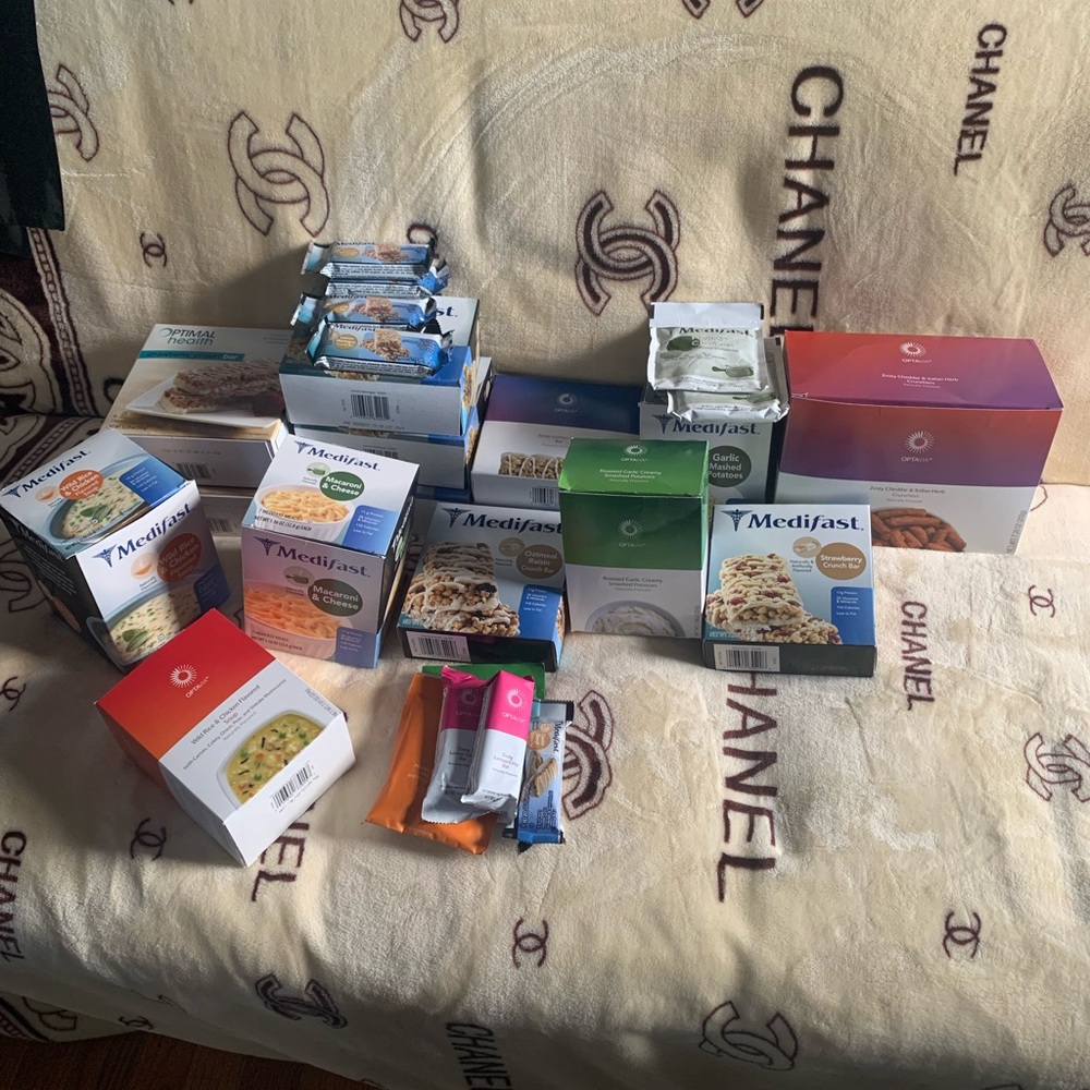 Optavia FUELINGS bars and pockets plus Medifast huge lot